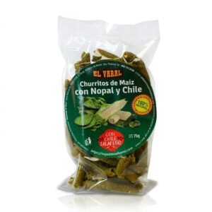 Churritos de Maíz con Nopal y Chile